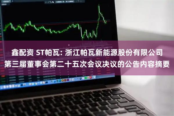 鑫配资 ST帕瓦: 浙江帕瓦新能源股份有限公司第三届董事会第二十五次会议决议的公告内容摘要
