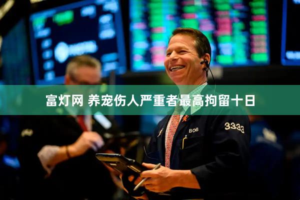 富灯网 养宠伤人严重者最高拘留十日