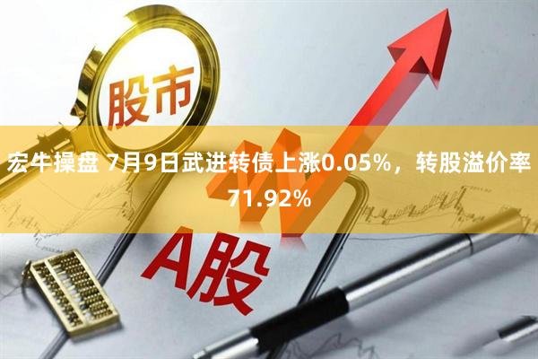 宏牛操盘 7月9日武进转债上涨0.05%，转股溢价率71.92%