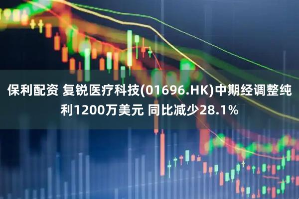保利配资 复锐医疗科技(01696.HK)中期经调整纯利1200万美元 同比减少28.1%