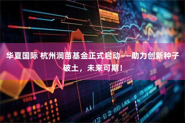 华夏国际 杭州润苗基金正式启动——助力创新种子破土，未来可期！